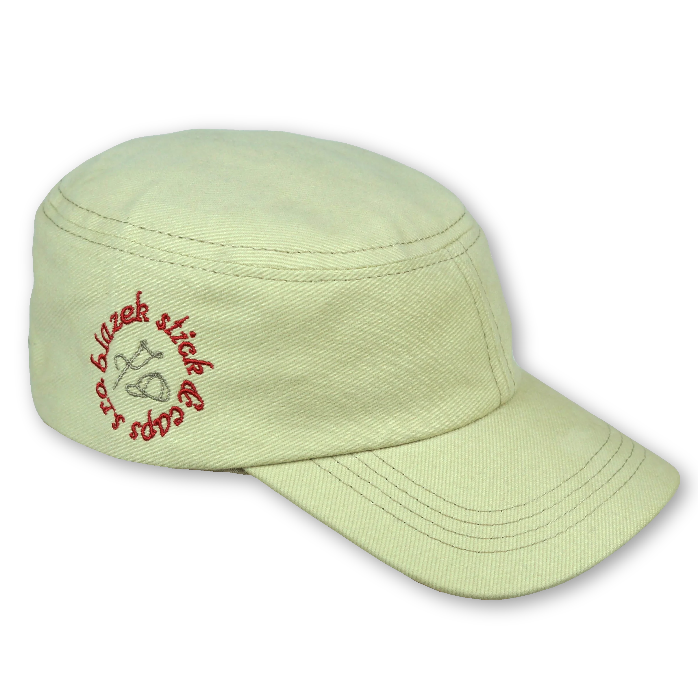 Beige Soldaten-Kappe