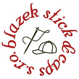 Logo of blazek stick & caps company