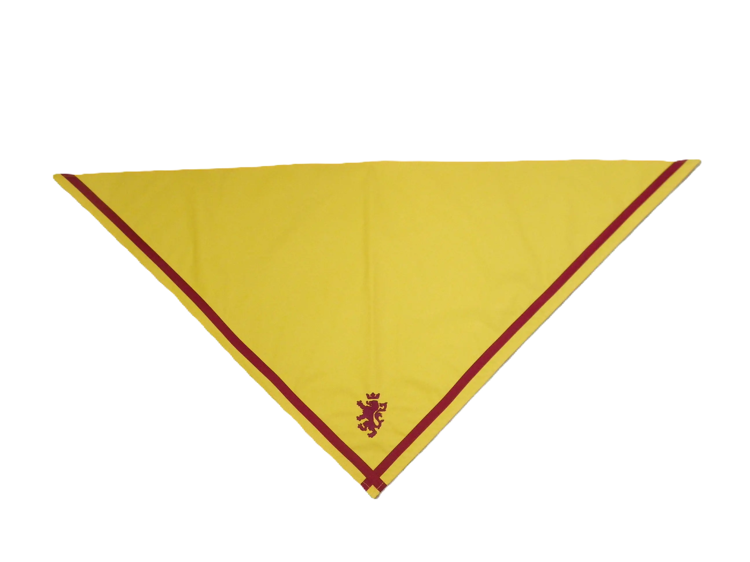 Yellow promotional scarf