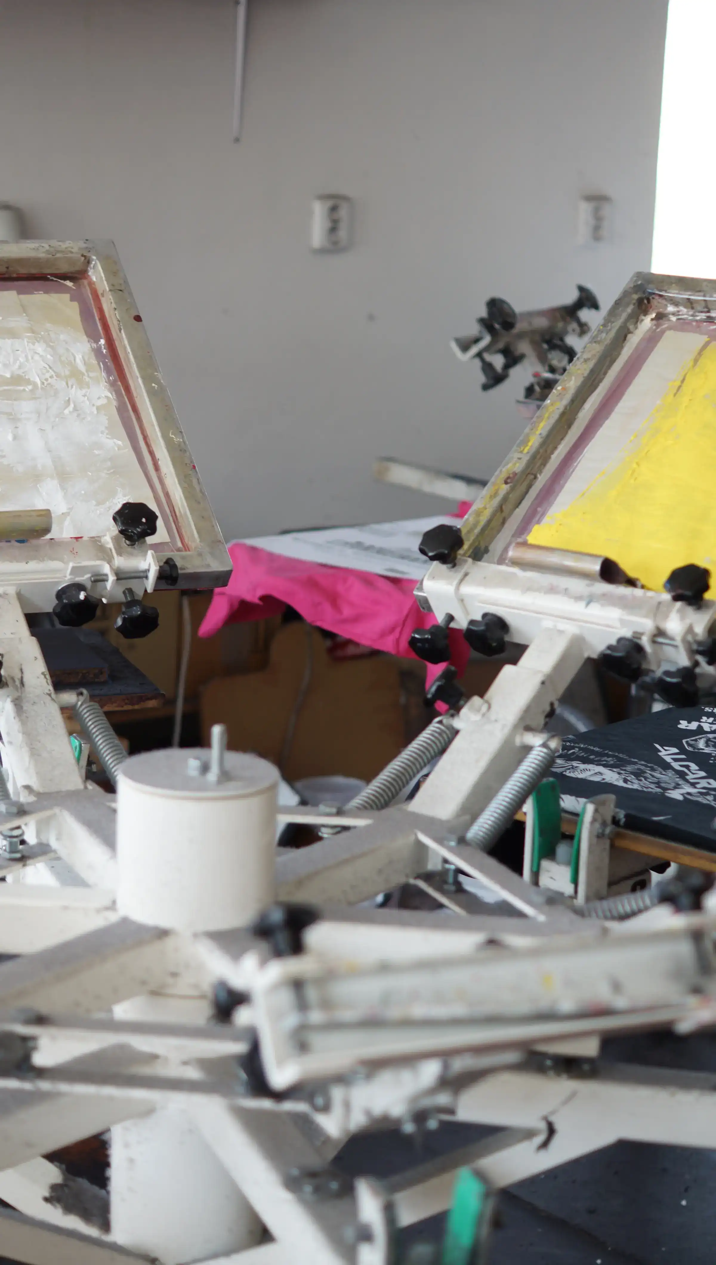 potisk textilu sítotiskem